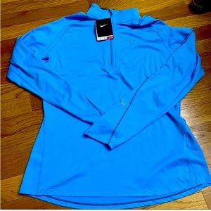 Nike Dri Fit 1/4 zip, long sleeved running pullover — brand new with tags!